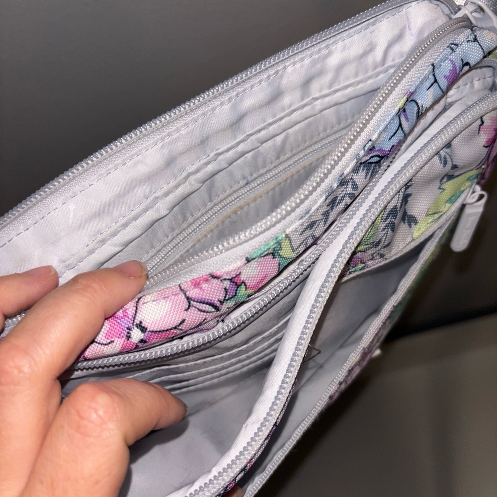 Vera Bradley Pastel Floral Crossbody Bag - Picture 4 of 7